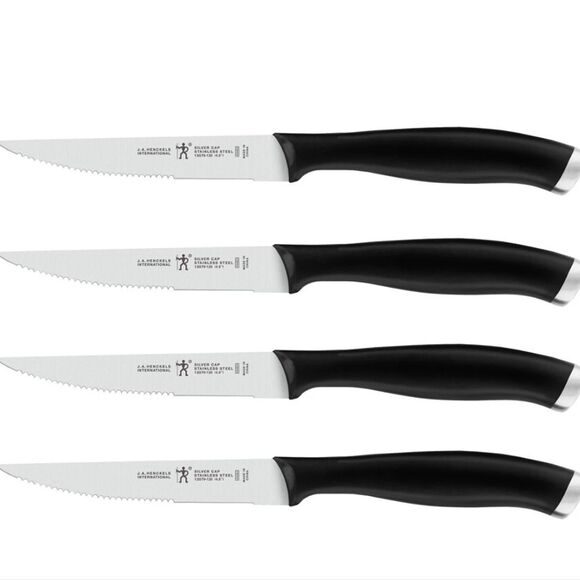 Zwilling J.A. Henckels Silvercap 4-PC Steak Set - Picture 1 of 4